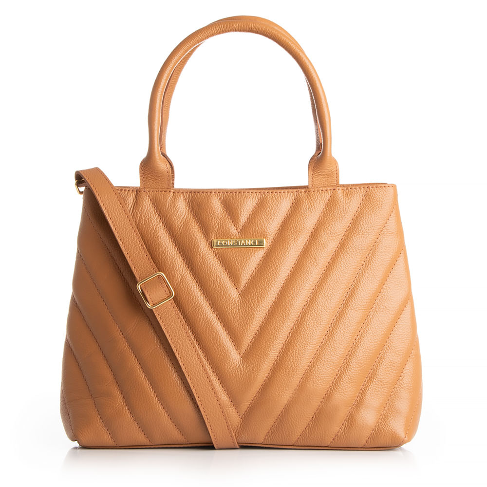 Bolsa Couro Caramelo Matalessê