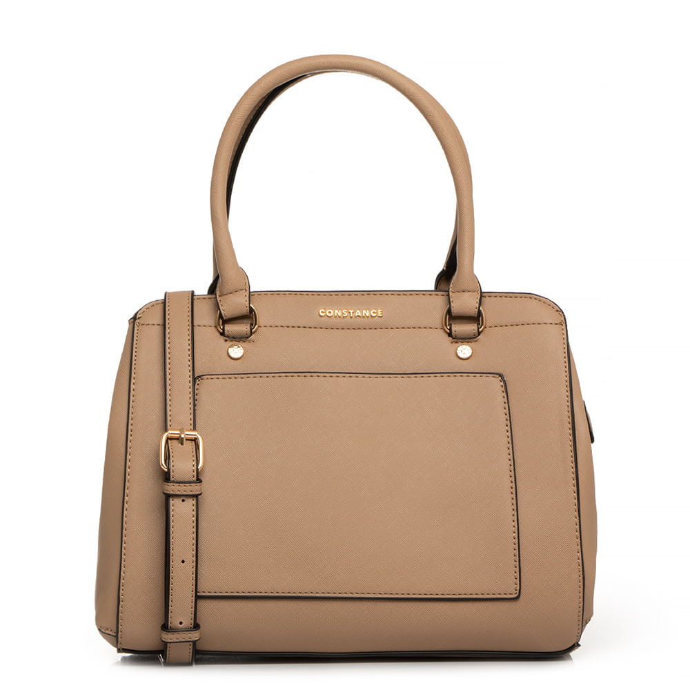 Bolsa Taupe Bolso Externo