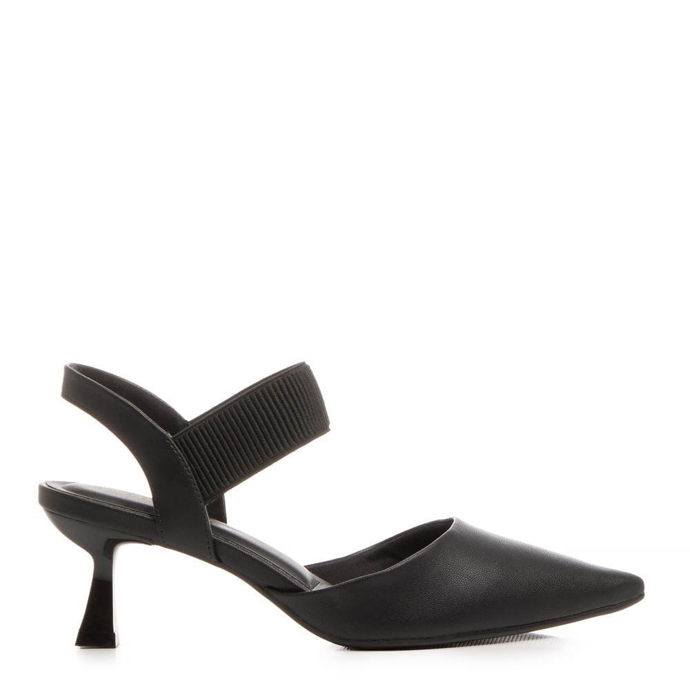 Scarpin Preto Comfort Elástico