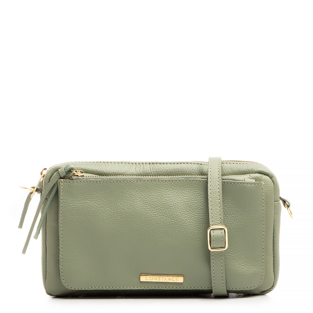 Bolsa Verde Couro