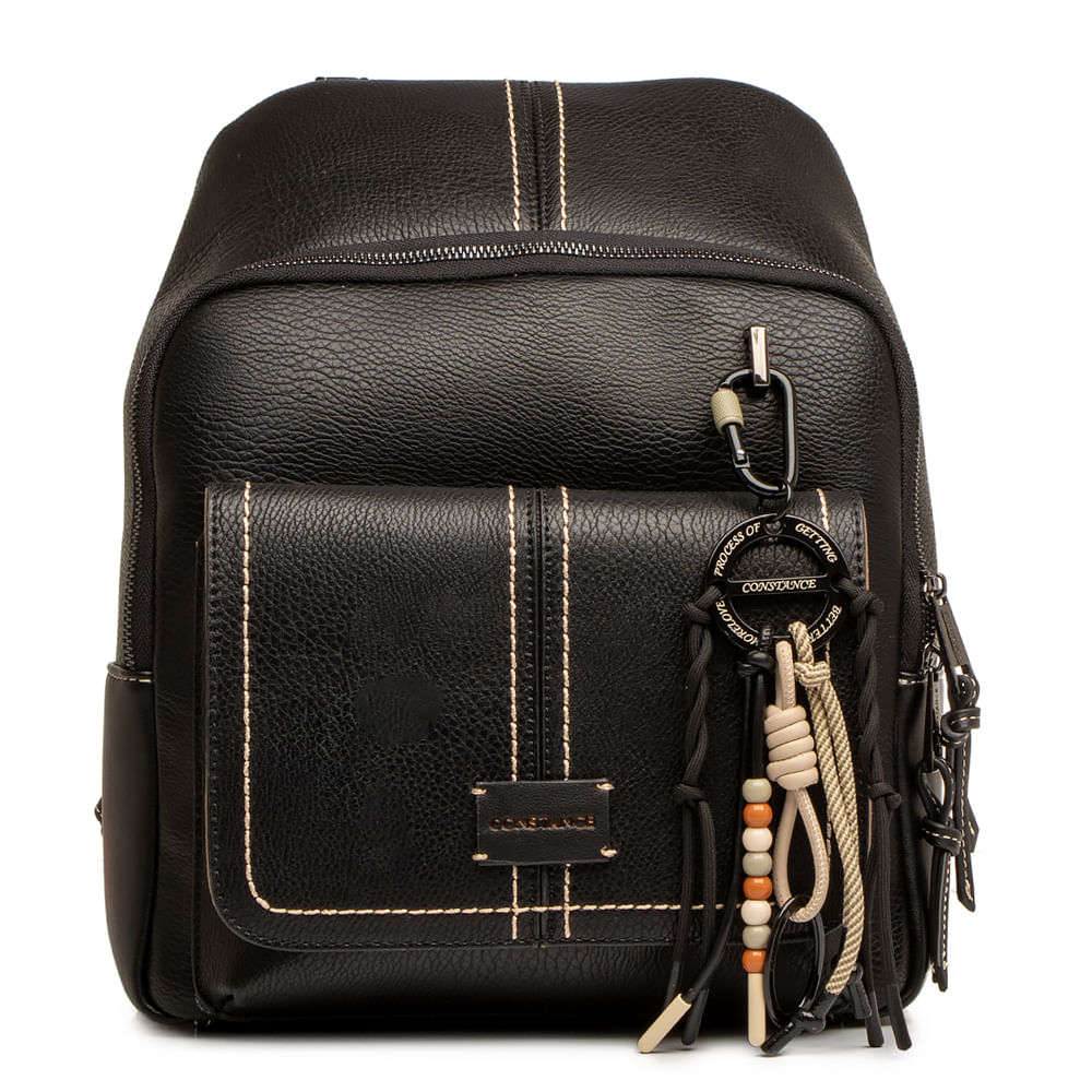 Mochila Preta Chaveiro