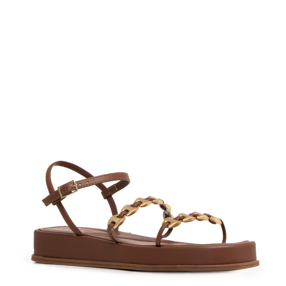Papete Marrom Flatform Enfeite Corrente