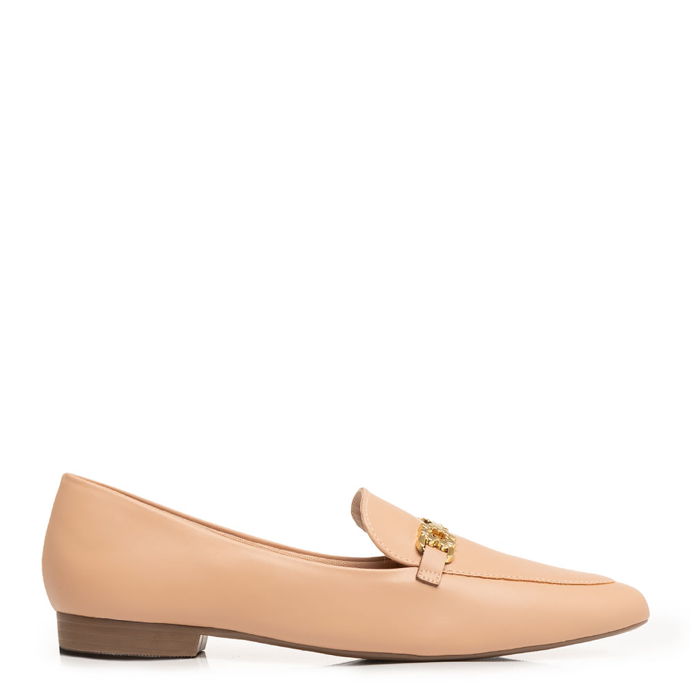 Mocassim Nude Bridão Trevo