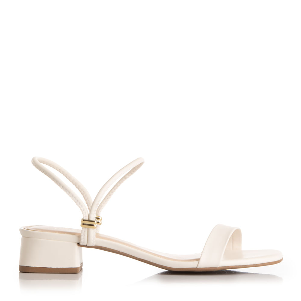 Sandália Off White Calce Fácil