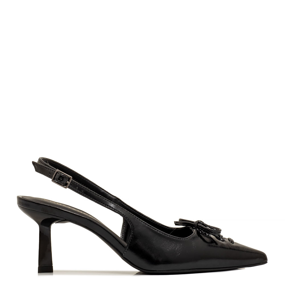 Scarpin Preto Amarração