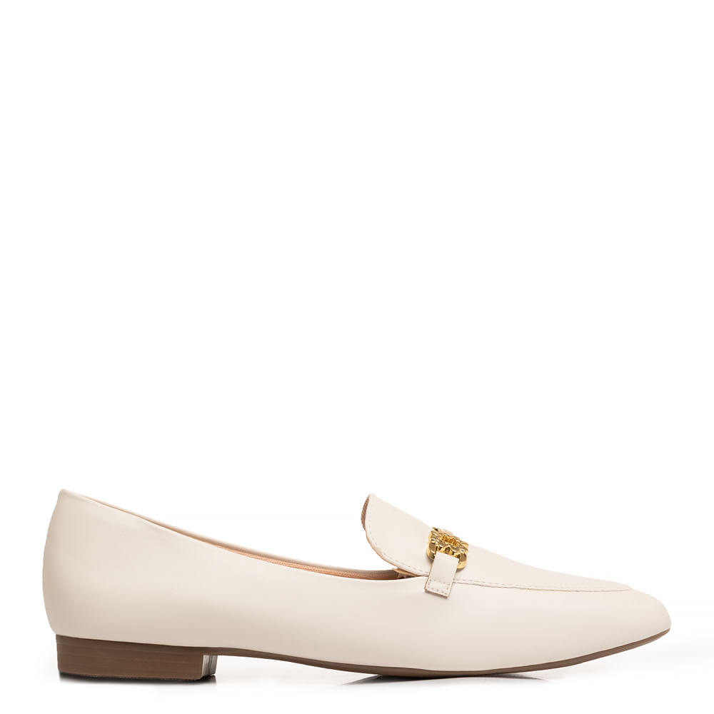 Mocassim Off White Bridão Trevo