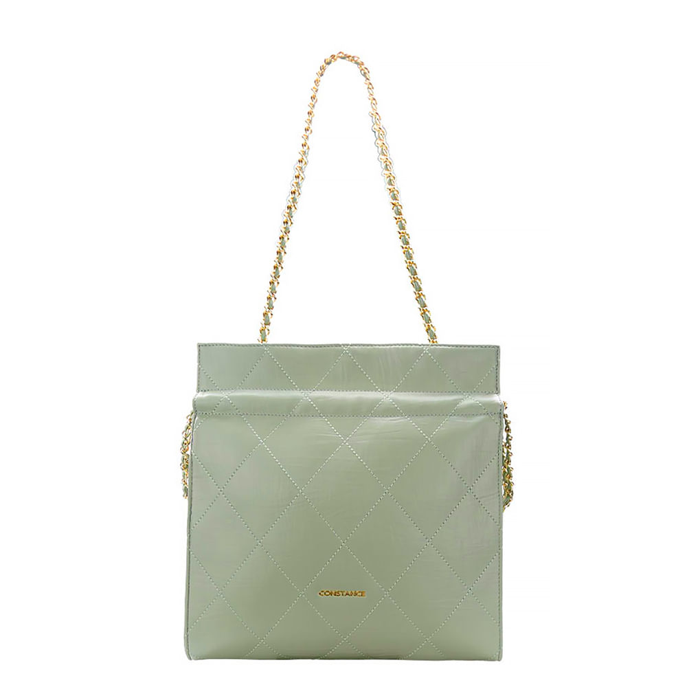Bolsa Tiracolo Franzida Corrente Verde
