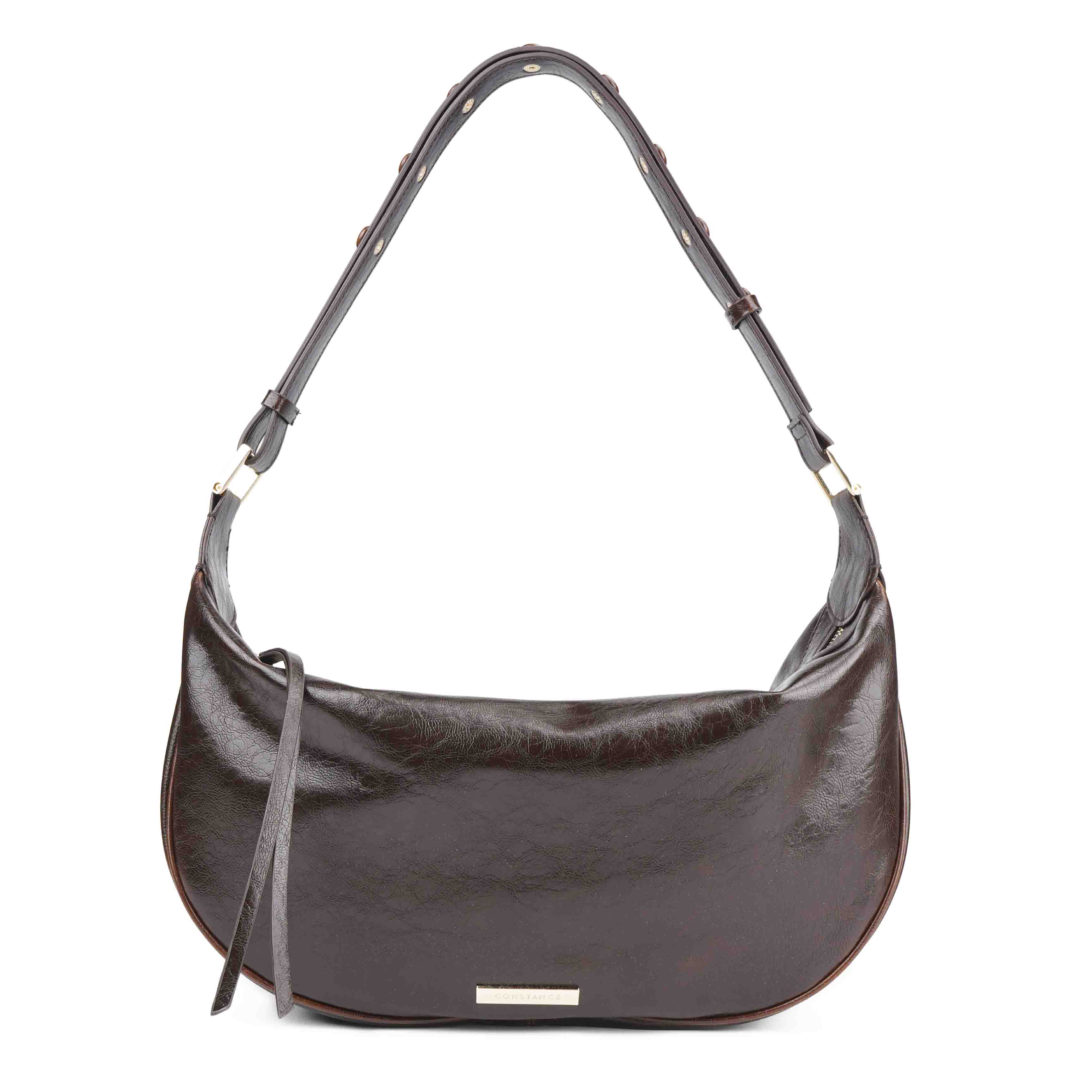 Bolsa Hobo Café Alça Regulavel  Grande