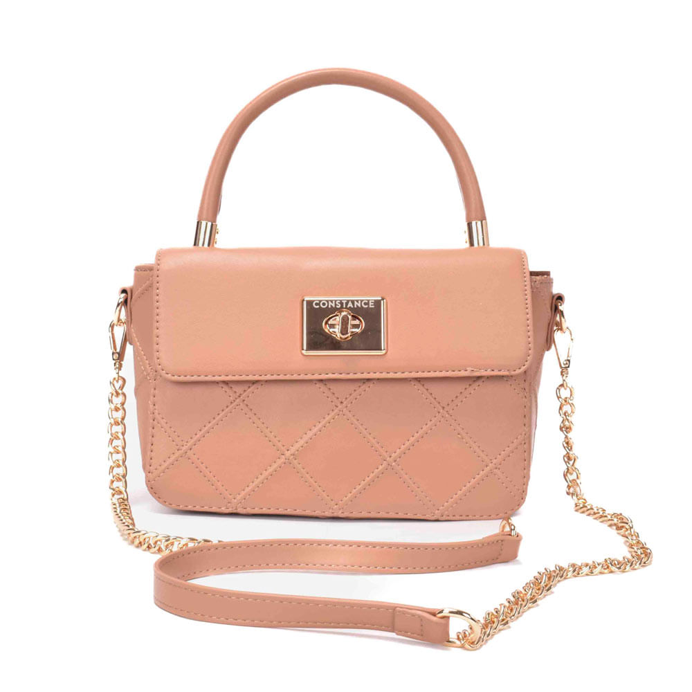 Bolsa Tiracolo Matelassê Nude