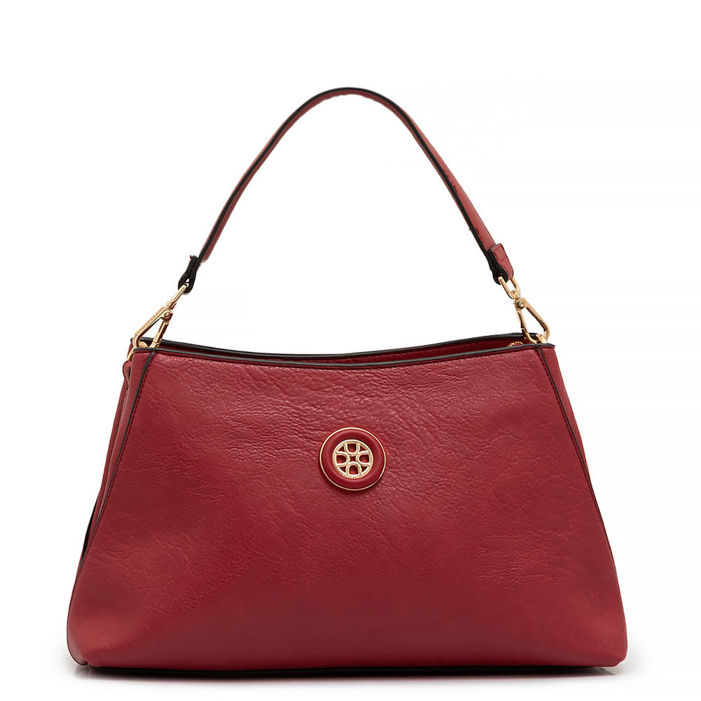 Bolsa Tote Estruturada Vermelha