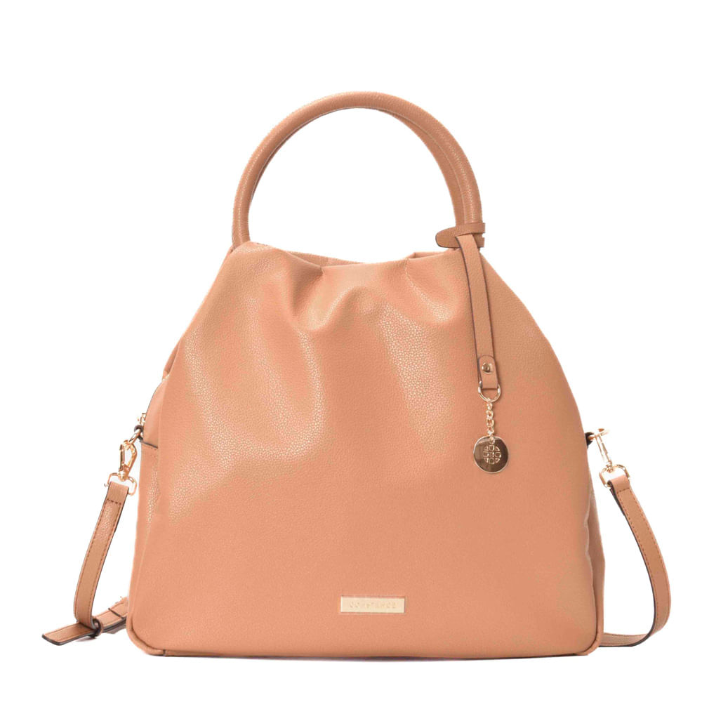 Bolsa Tiracolo Couro Caramelo