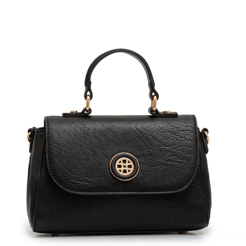 Bolsa Tiracolo Tampo Preto