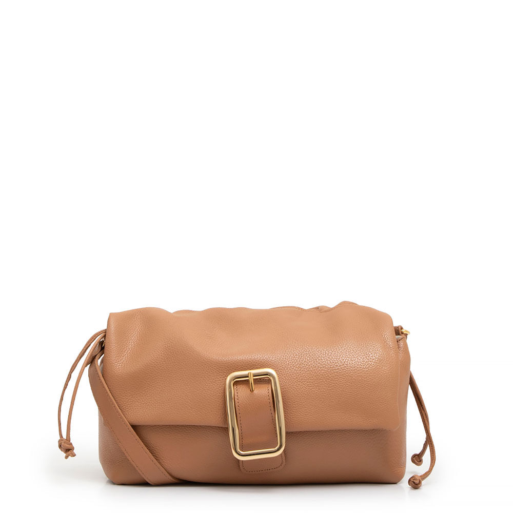 Bolsa Tiracolo Couro Fivela
