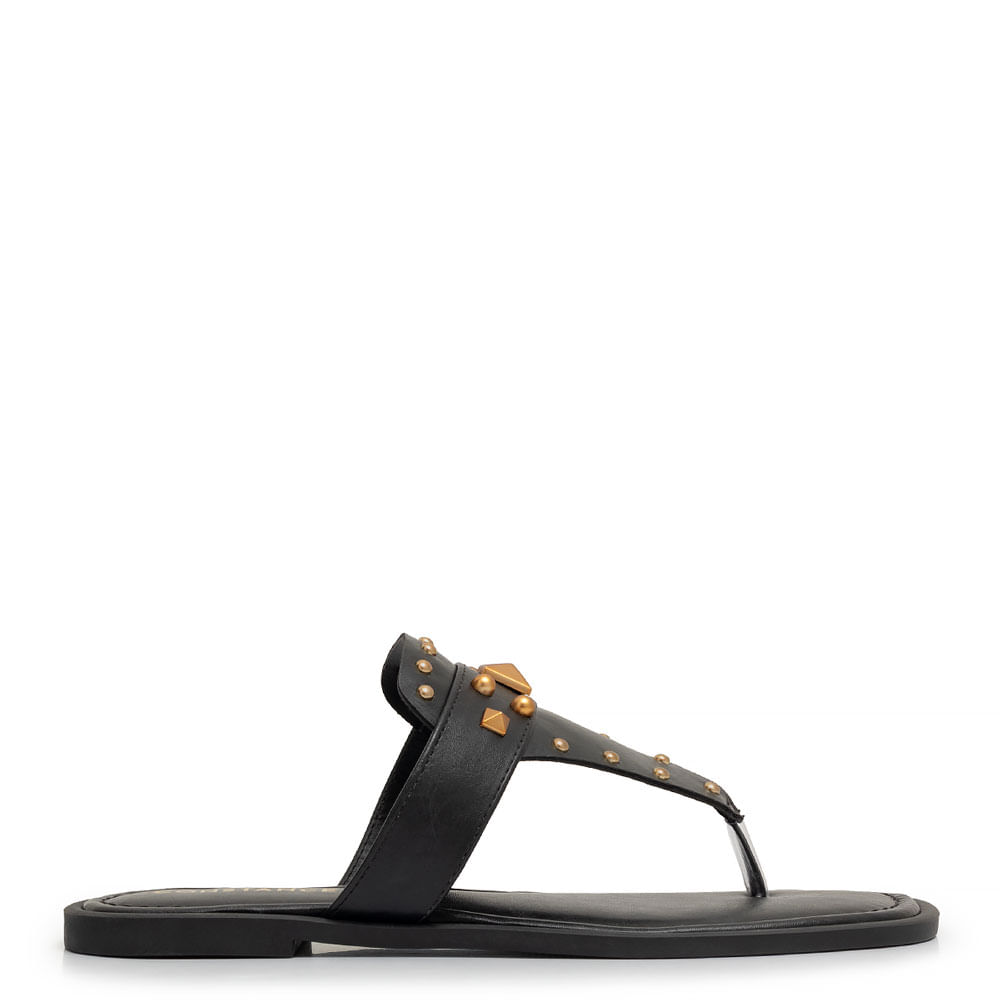 Rasteira Spikes Preta