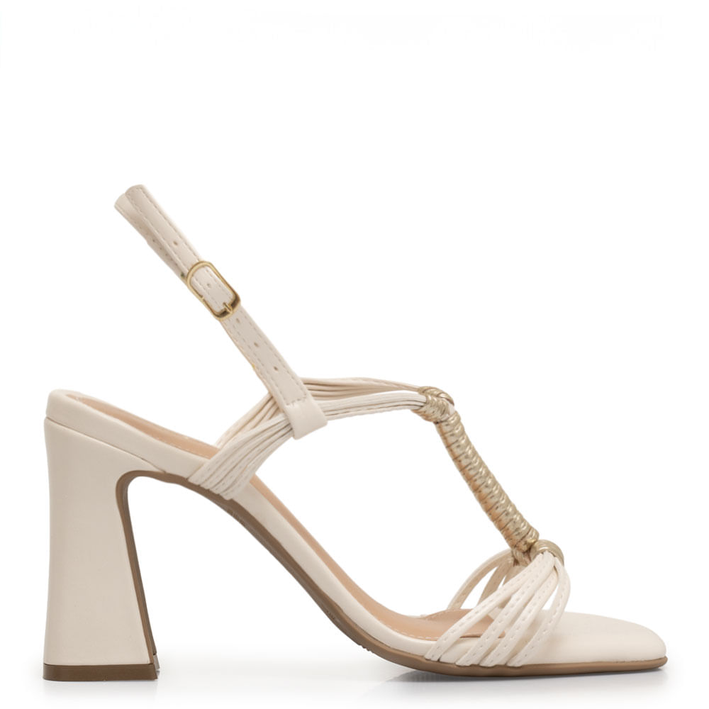 Sandália Off White Nó