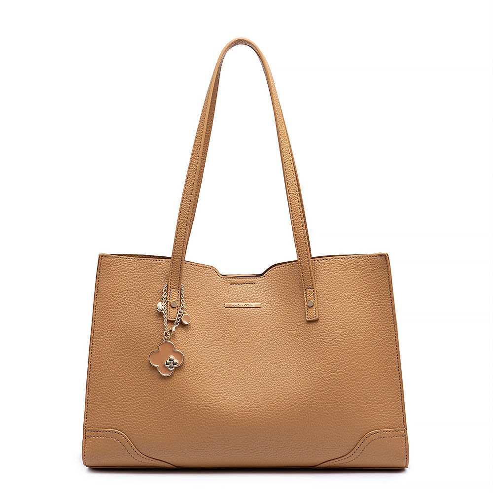 Bolsa Shopping Chaveiro Flor