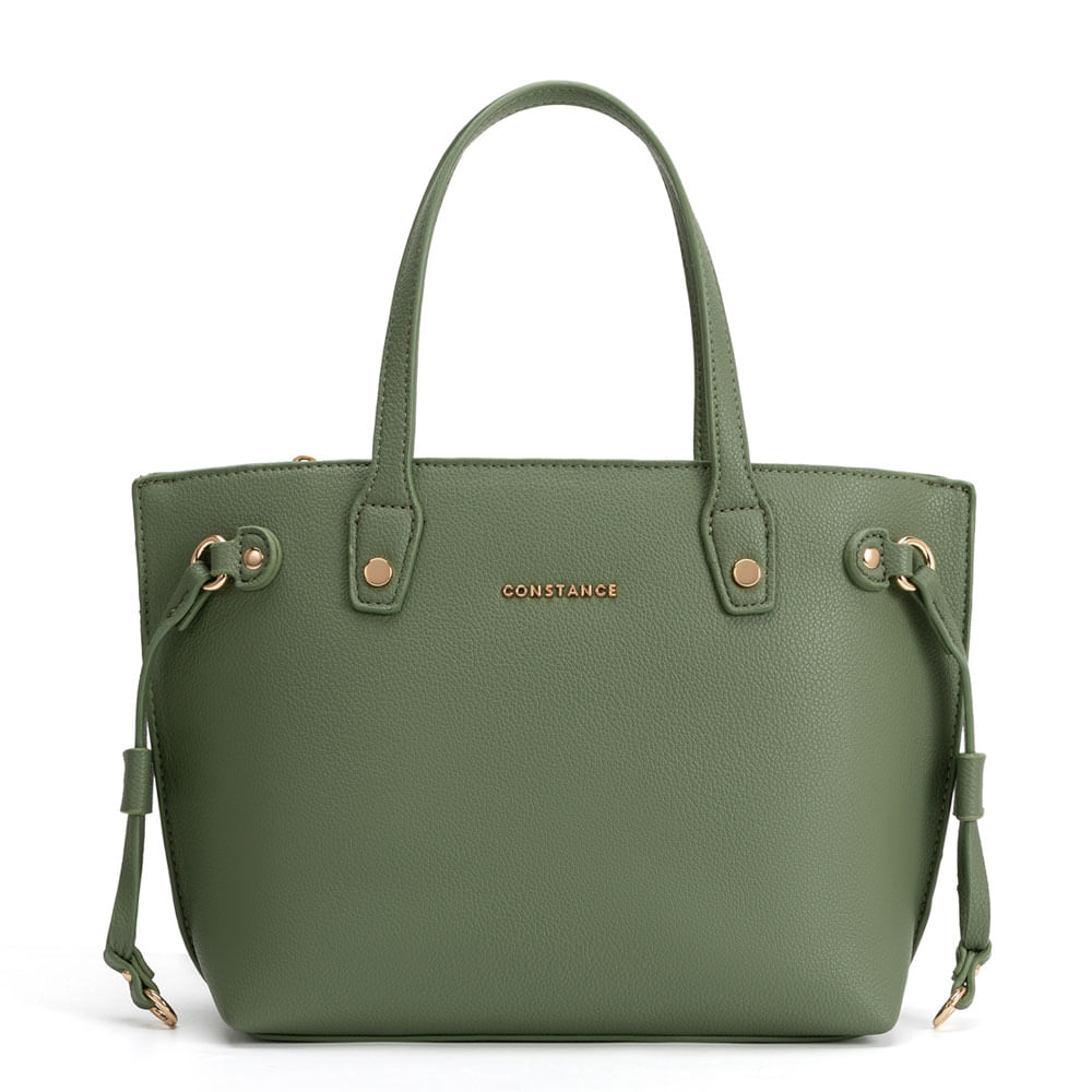 Bolsa Tiracolo Puxadores Laterais Verde