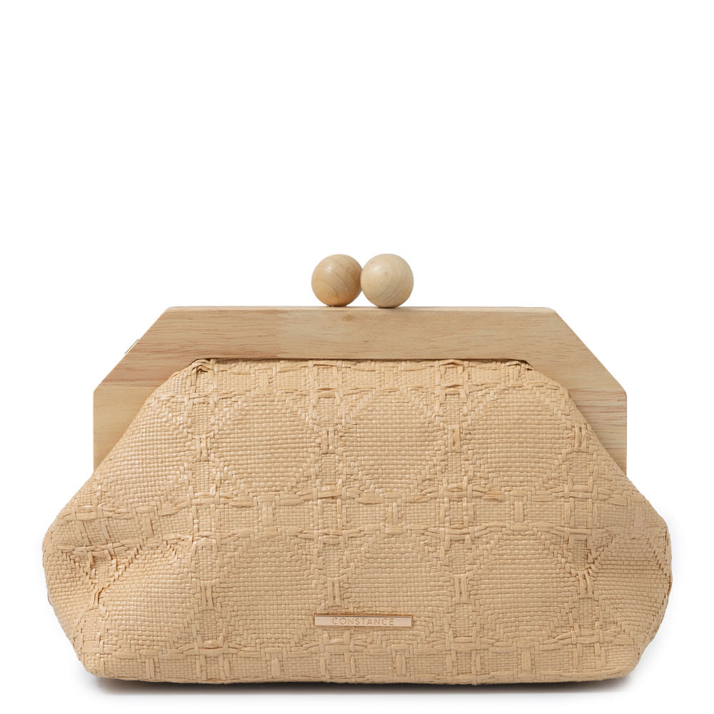 Bolsa Clutch Palha