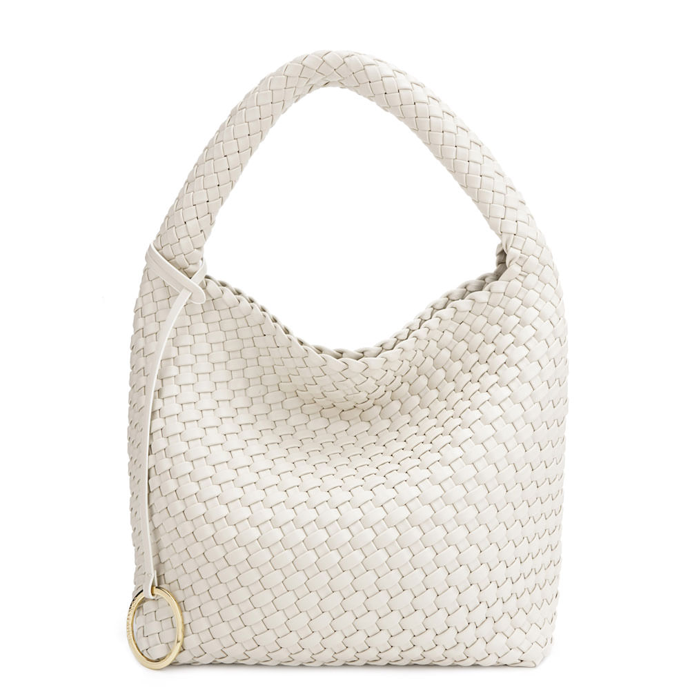 Bolsa Hobo Tressê Off White