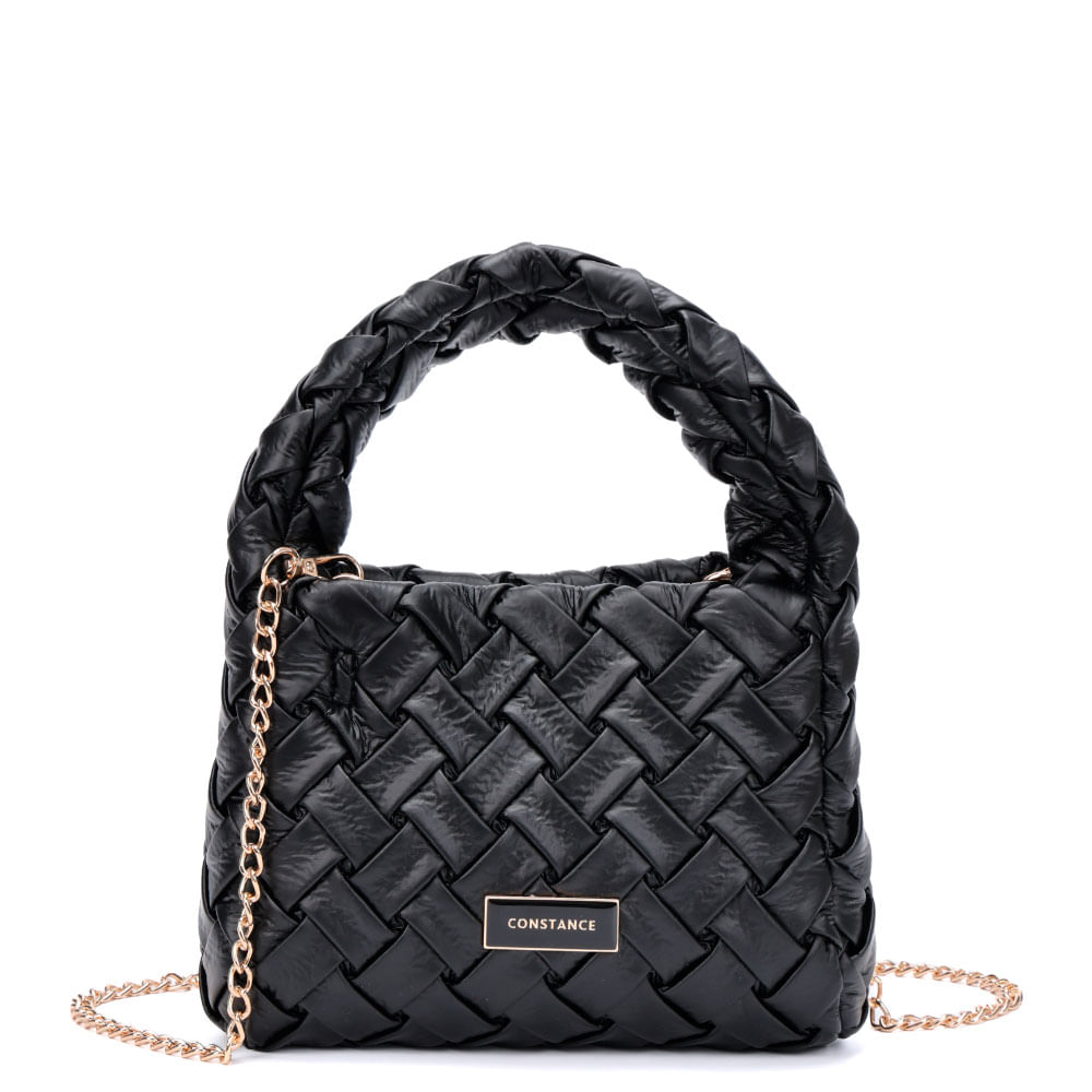 Bolsa de Mão Tressê Preta