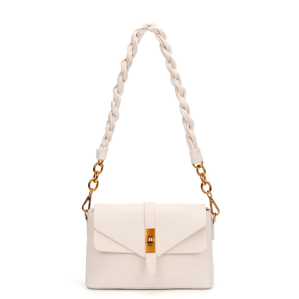Bolsa Alça Torcida Off white