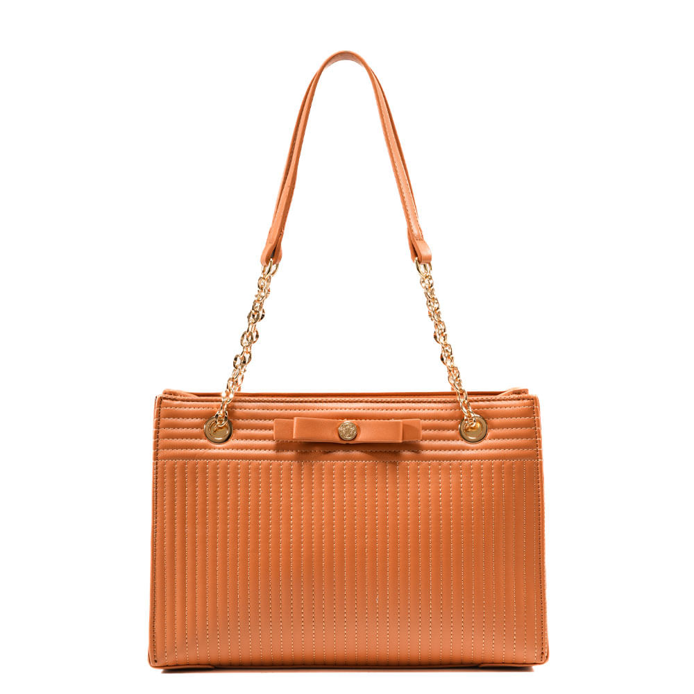 Bolsa Tote Laço Terracota