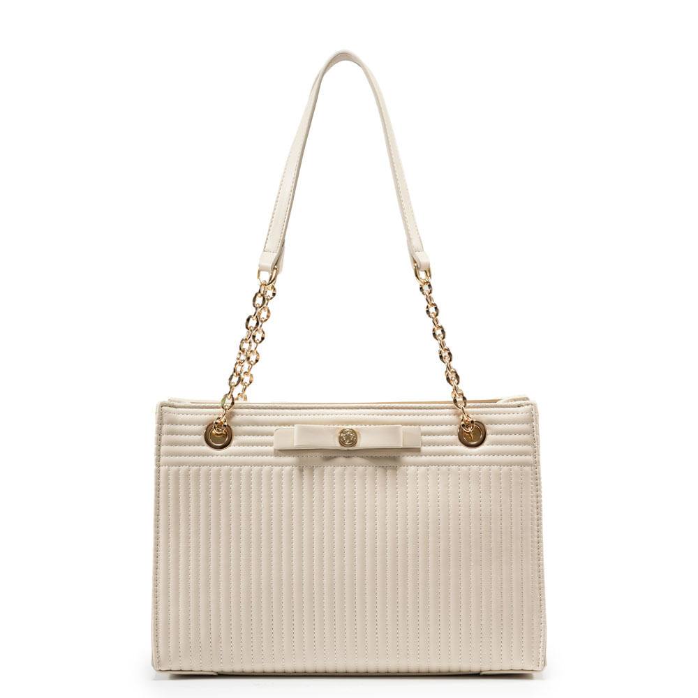 Bolsa Tote Laço Off White