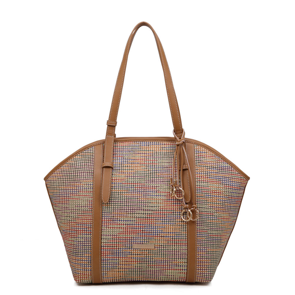 Bolsa Shopping Tecido Colorido