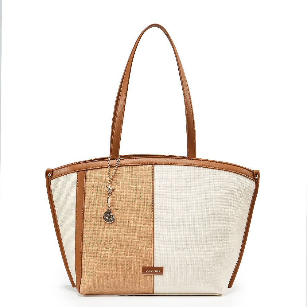 Bolsa Shopping Chaveiro Mar Caramelo