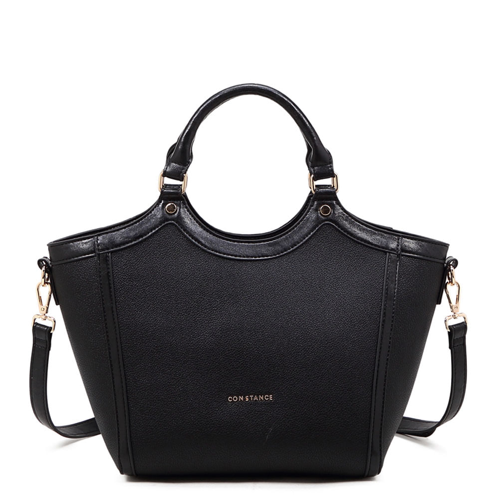 Bolsa Tote Estruturada Preta