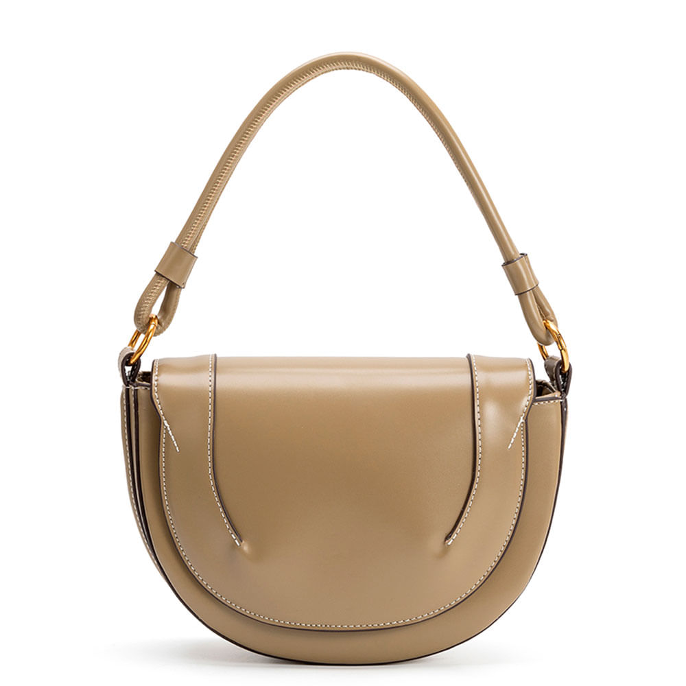 Bolsa Tiracolo Arredondada Verde