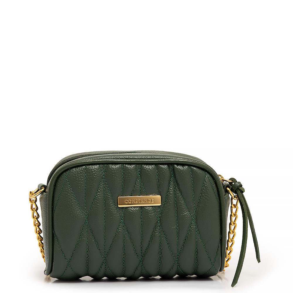 Bolsa Tiracolo Pequena Couro Verde