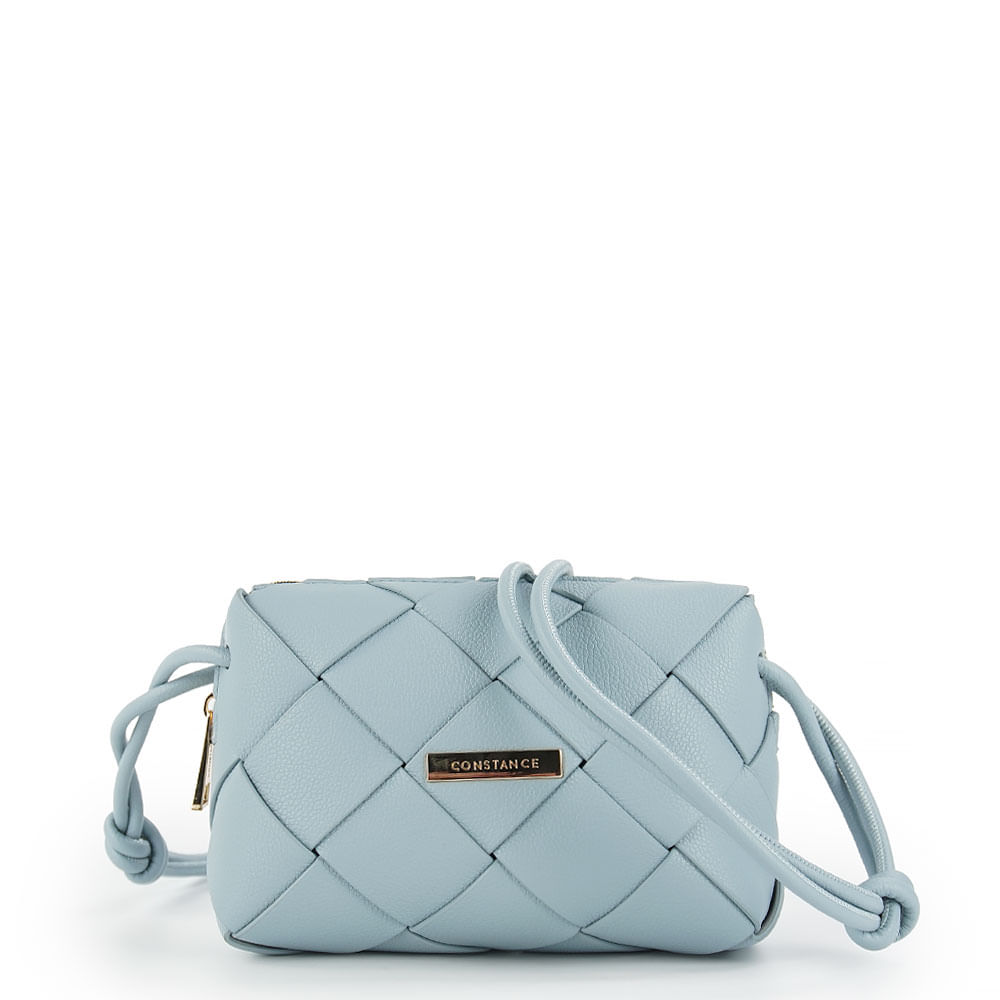 Bolsa Tiracolo Tressê Pequena Azul