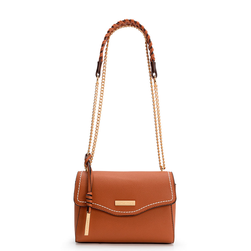 Bolsa Tiracolo Corrente Caramelo