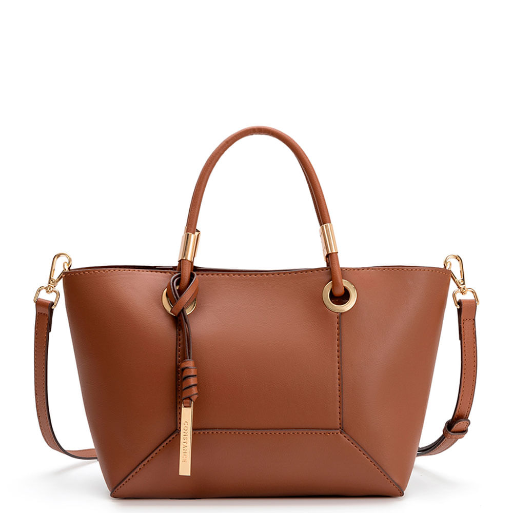 Bolsa Tote Necessaire Caramelo