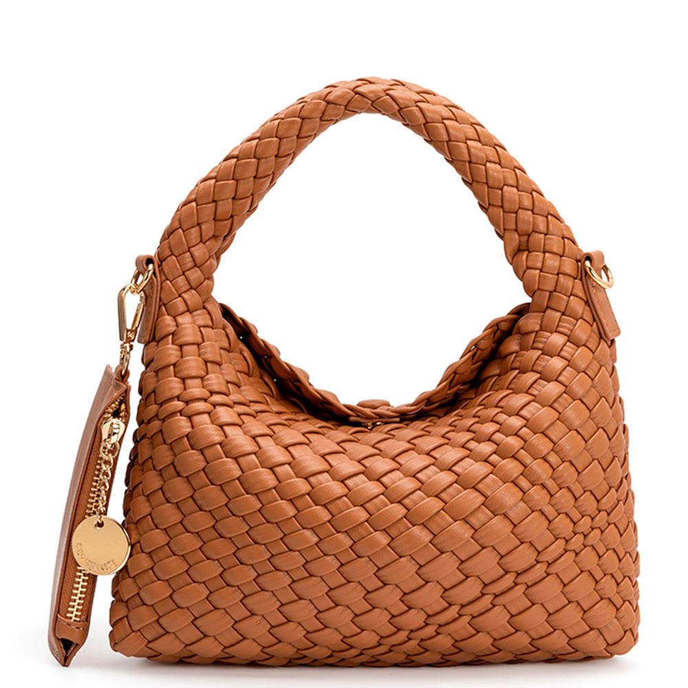 Bolsa Tiracolo Tressê Caramelo