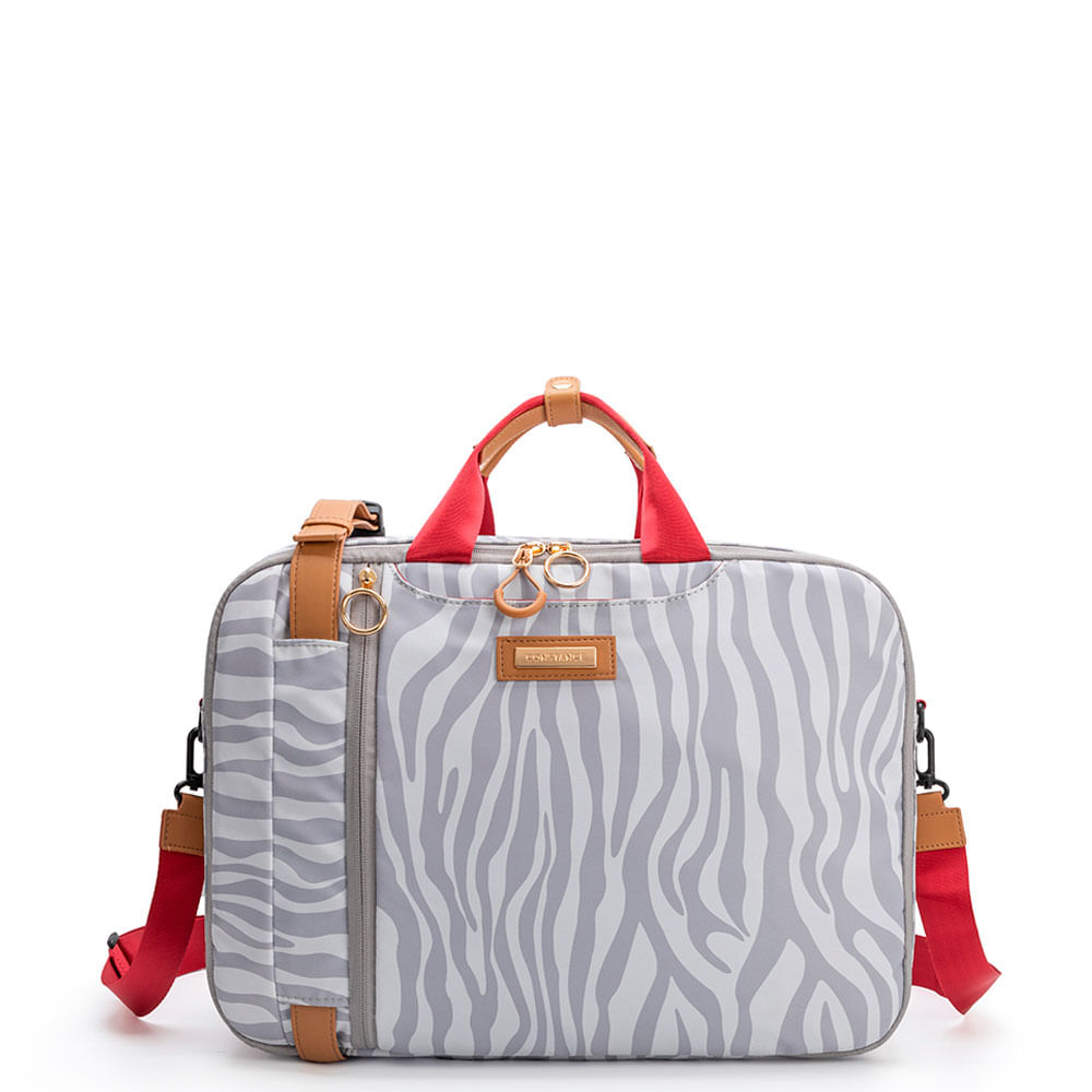 Mochila Nylon Estampada Zebra