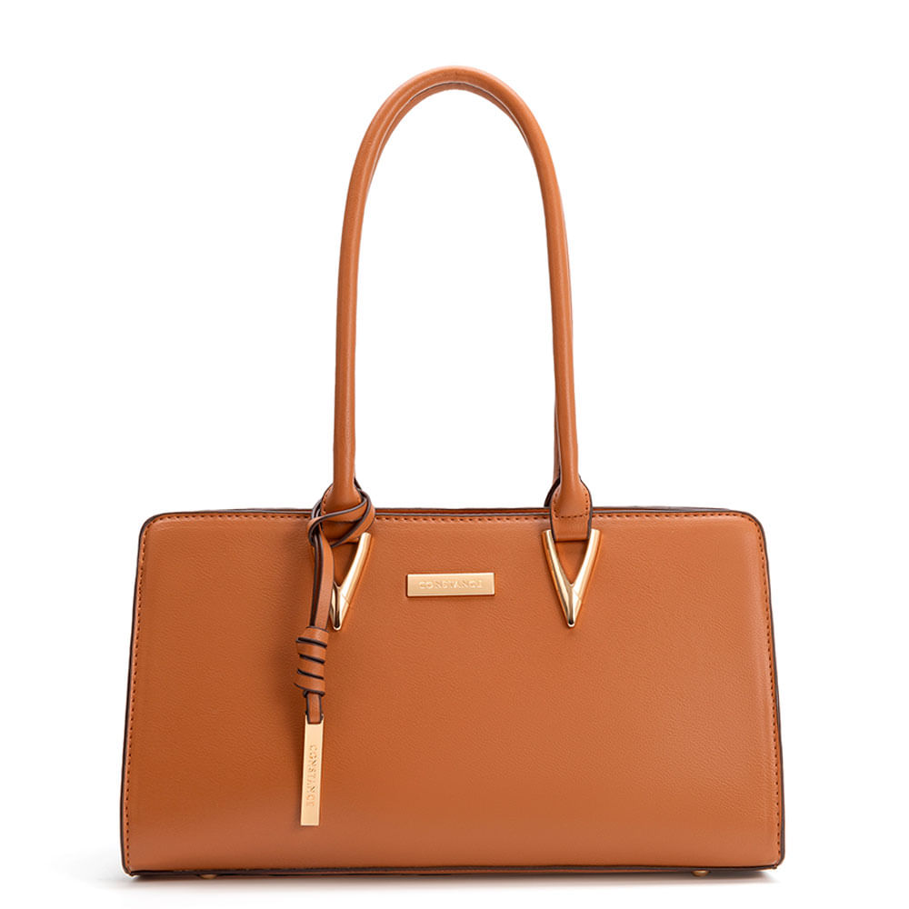 Bolsa Baguete Enfeite Caramelo