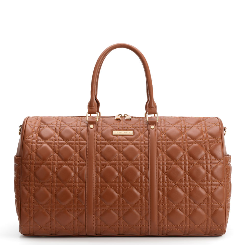 Bolsa Mala Matelassê Caramelo