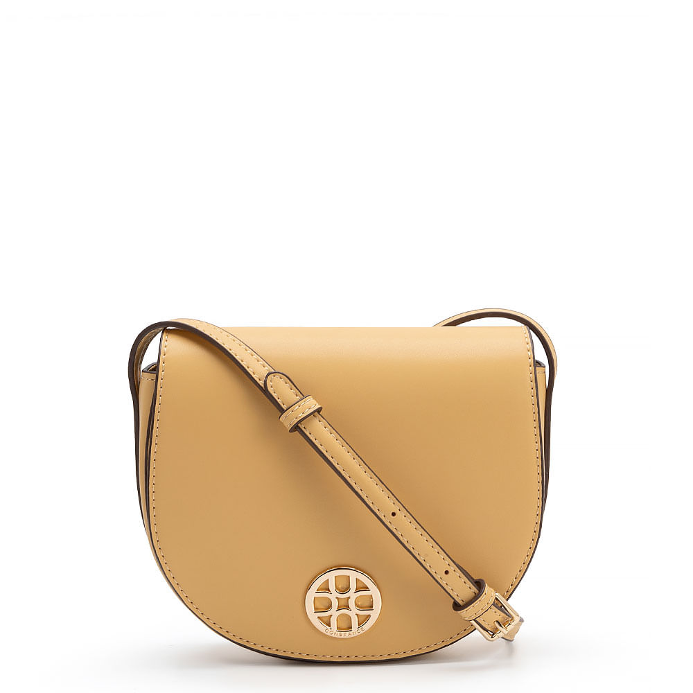 Bolsa Tiracolo Arredondada Amarela