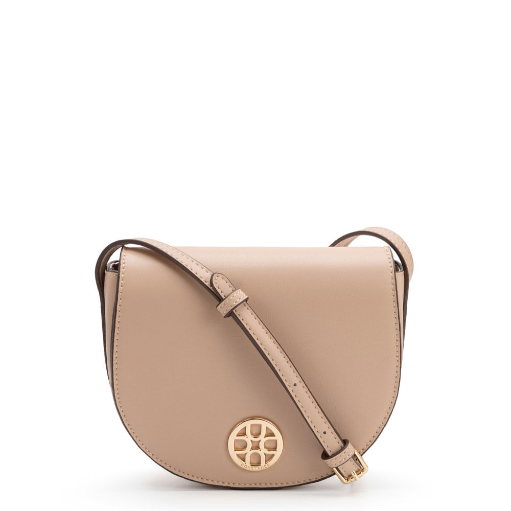 Bolsa Tiracolo Arredondada Nude