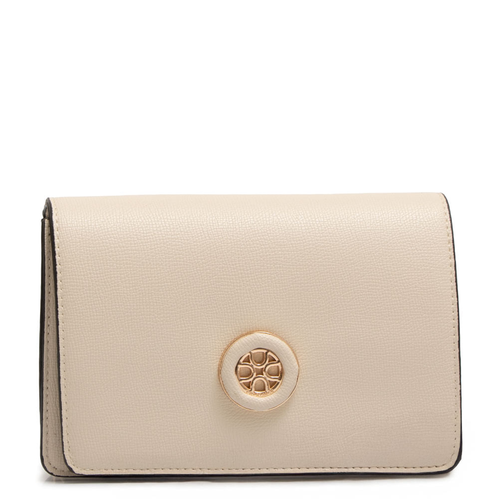 Bolsa Pequena Alça Corrente Off White
