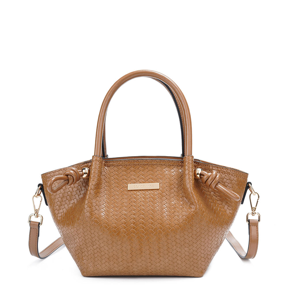 Bolsa Tote Tressê Caramelo