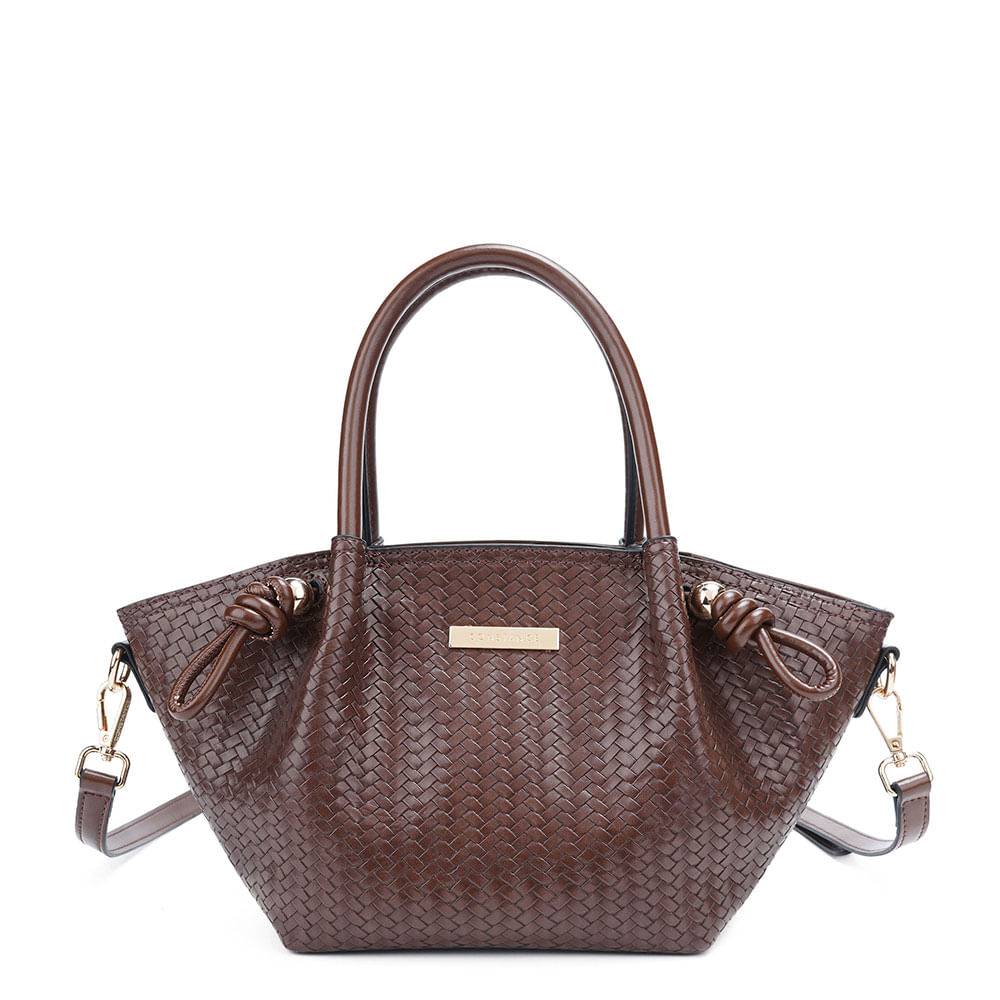 Bolsa Tote Tressê Café