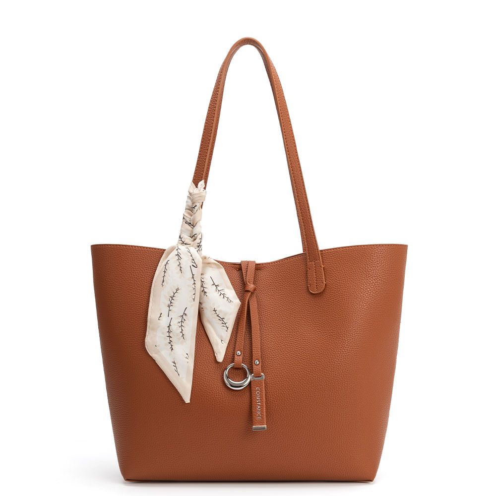 Bolsa Shopping Lenço Caramelo