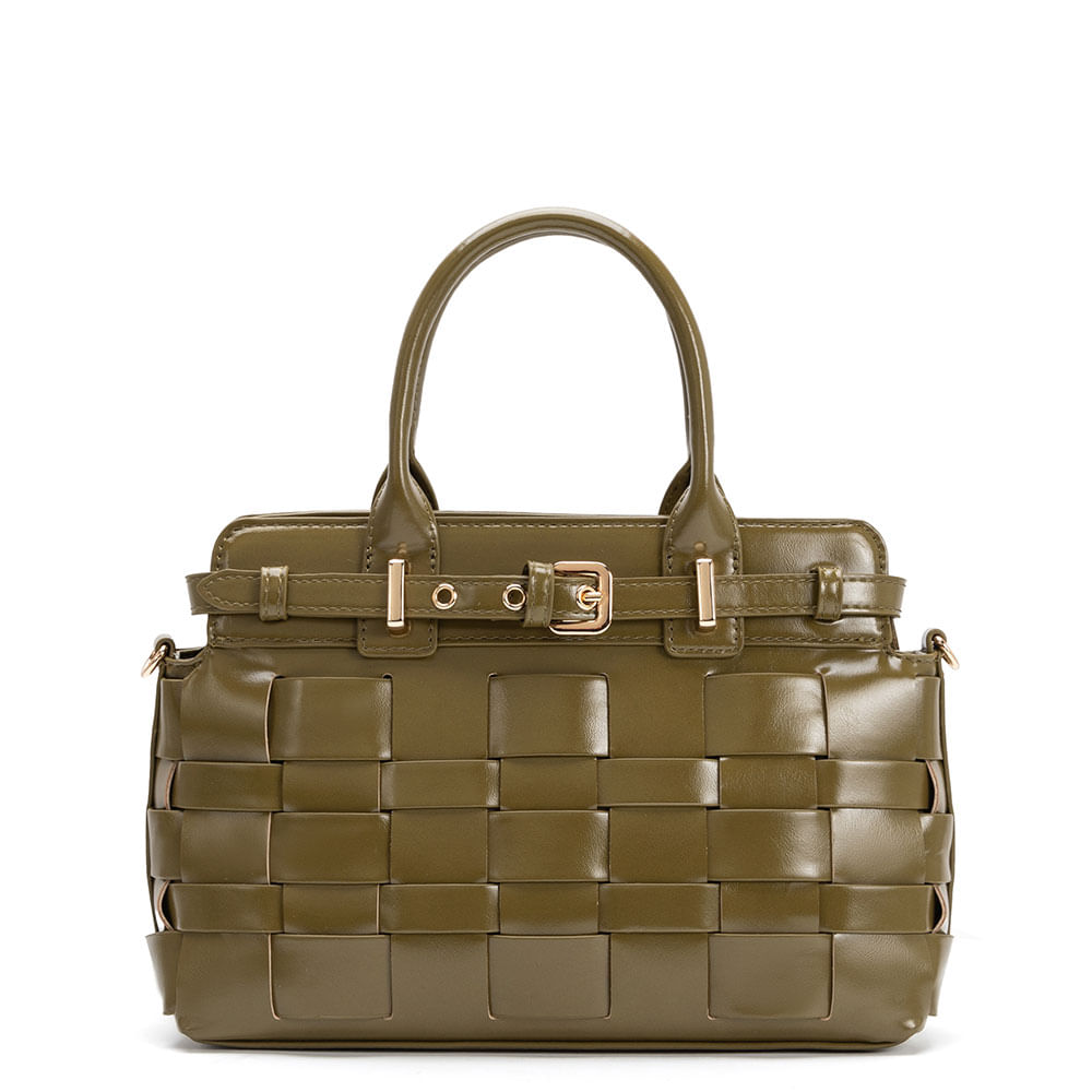 Bolsa Tiracolo Cinto Tressê Verde
