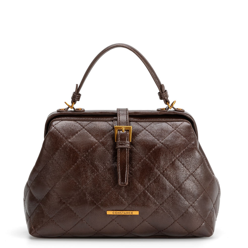 Bolsa Vintage Matelassê Marrom