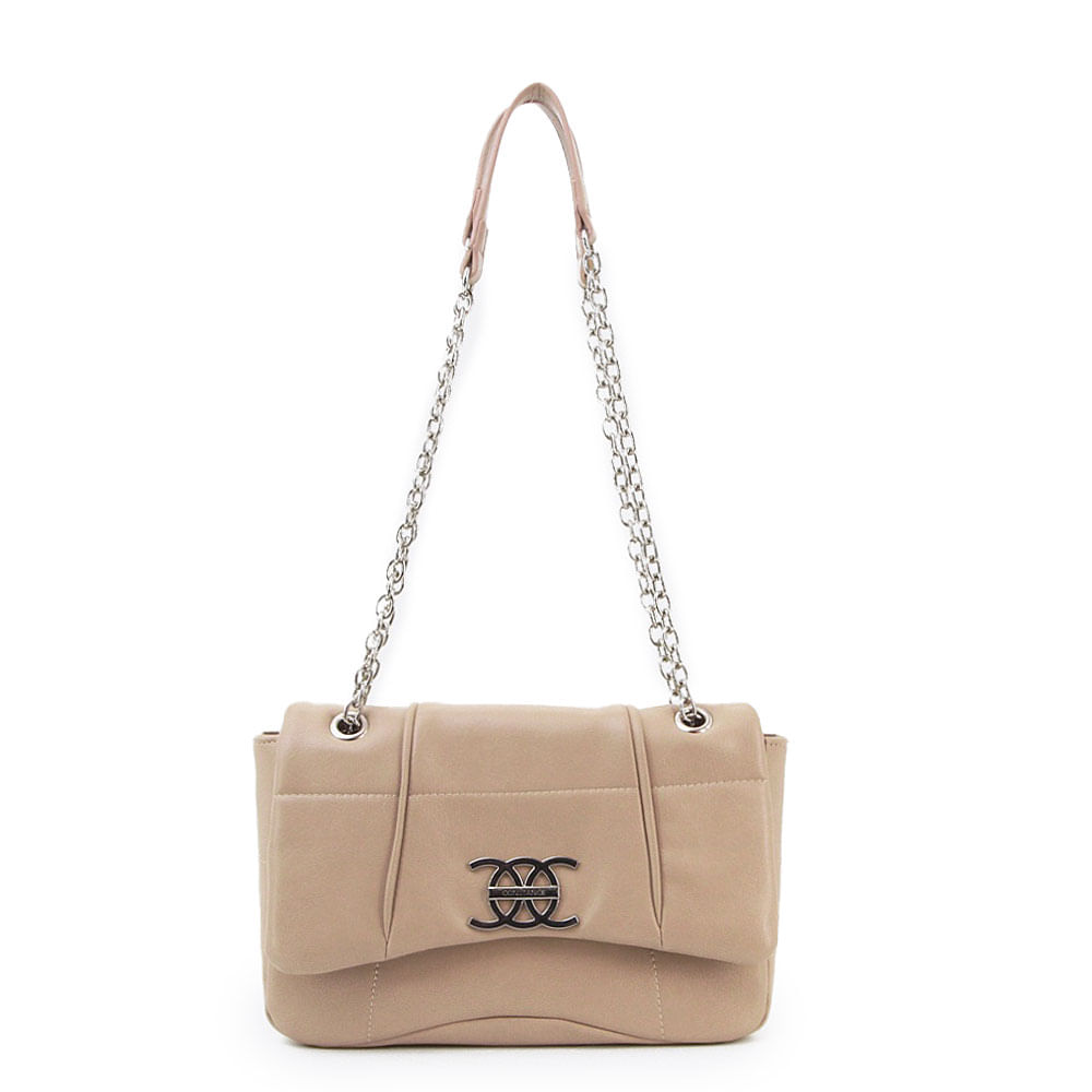 Bolsa de Ombro Matelassê Bege