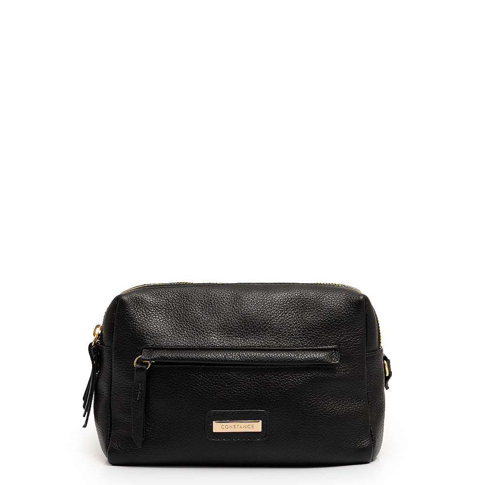 Bolsa Tiracolo Couro Preto