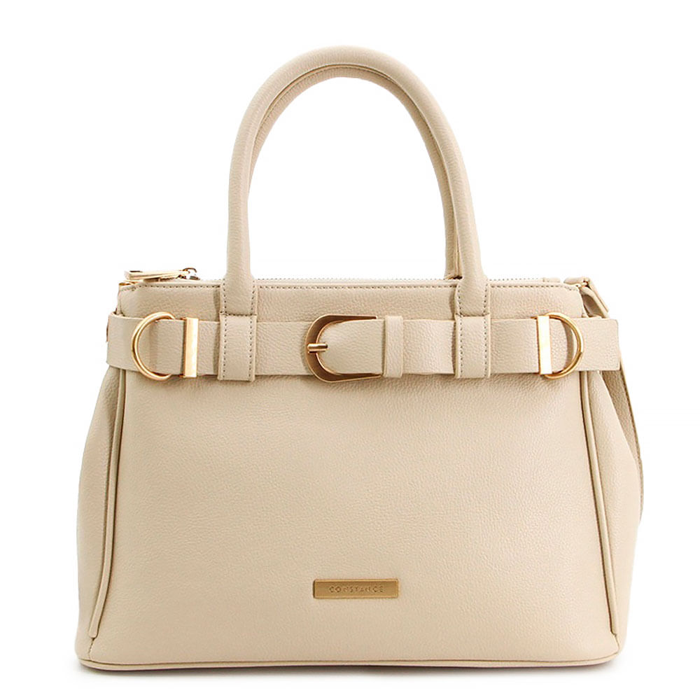 Bolsa Tote Fivela Off White